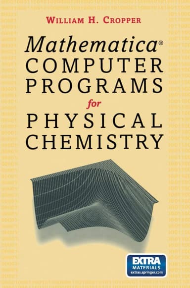 Image of - Mathematical Computer Programs for Physical Chemistry