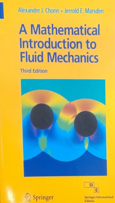 Image of - A Mathematical Introduction to Fluid Mechanics | Third Edition