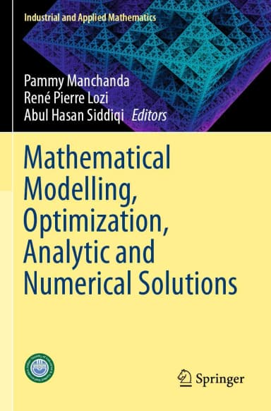 Image of - Mathematical Modelling Optimization Analytic And Numerical Solutions | Paperback