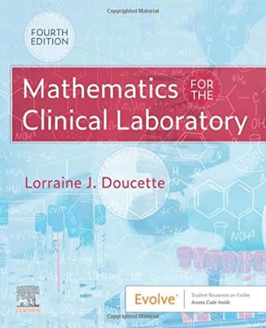 Image of - Mathematics For The Clinical Laboratory | 4th Edition | Paperback