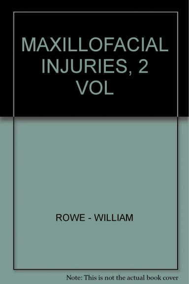 Image of - Maxillofacial Injuries | 2 Volume Set | Hardcover