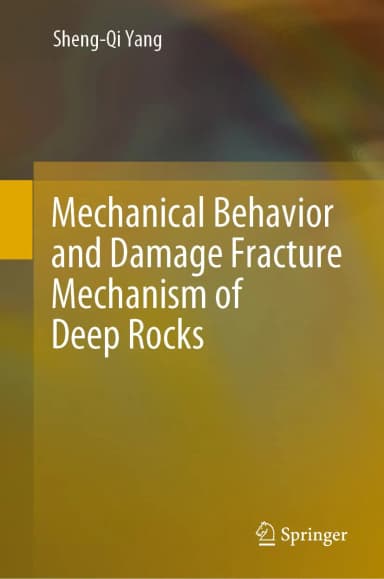 Image of - Mechanical Behavior And Damage Fracture Mechanism Of Deep Rocks | Hardcover
