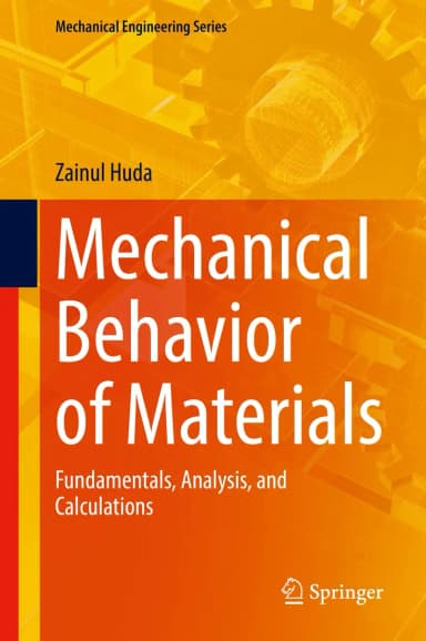 Image of - Mechanical Behavior Of Materials Fundamentals Analysis And Calculations | Hardcover