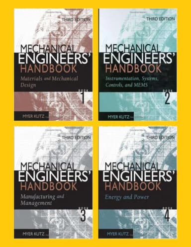 Image of - Mechanical Engineers' Handbook | Third Edition | 4 Volume Set | Paperback