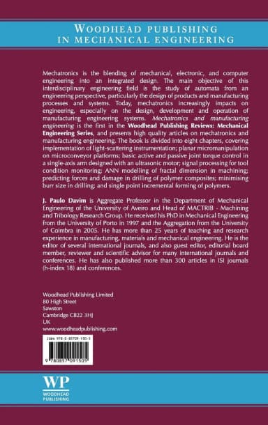 Image of - Mechatronics and Manufacturing Engineering Research and Development | Hardcover