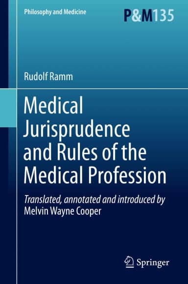 Image of - Medical Jurisprudence and Rules of the Medical Profession | Hardcover