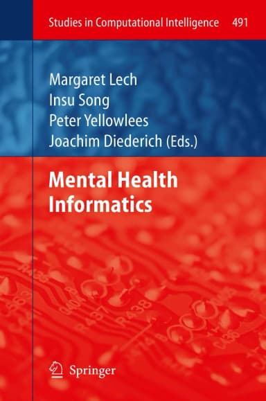 Image of - Mental Health Informatics | Hardcover