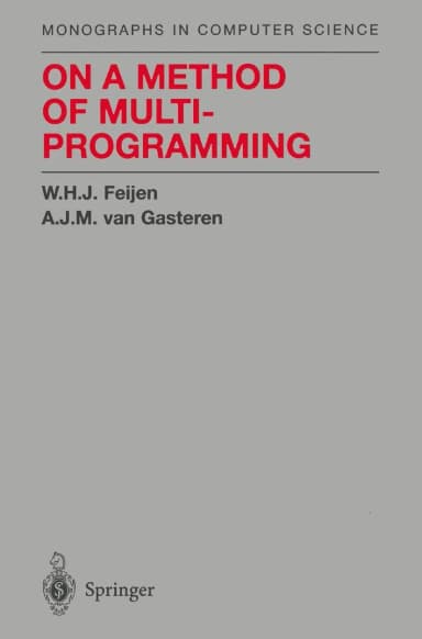 Image of - On a Method of Multiprogramming (Monographs in Computer Science)