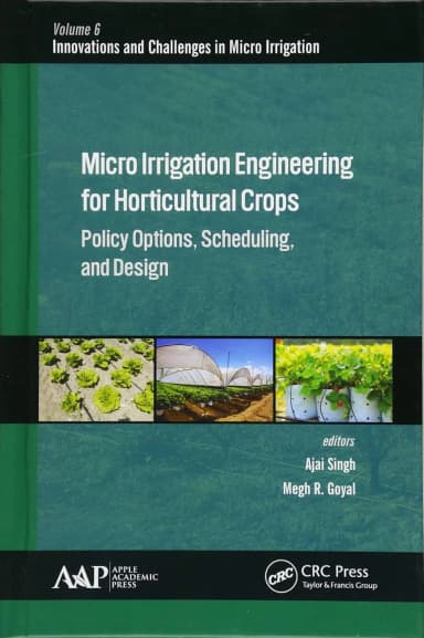 Image of - Micro Irrigation Engineering for Horticultural Crops | Hardcover
