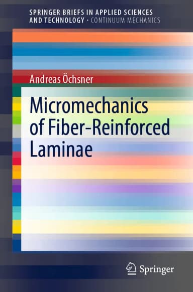 Image of - Micromechanics Of Fiber Reinforced Laminae | Paperback