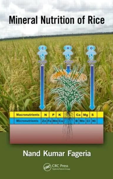 Image of - Mineral Nutrition of Rice | Hardcover