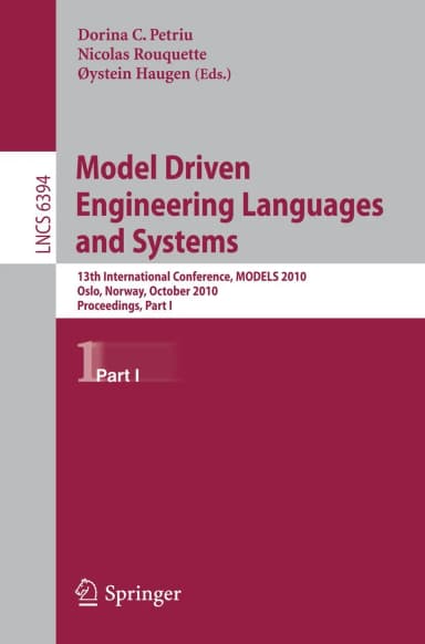 Image of - Model Driven Engineering Languages and Systems | Paperback
