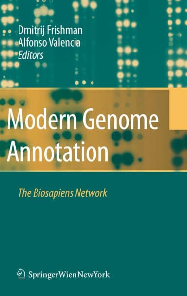 Image of - Modern Genome Annotation The BioSapines Network | Hardcover