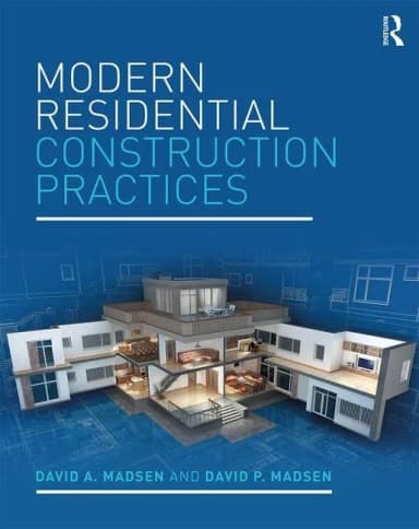 Image of - Modern Residential Construction Practices | Hardcover