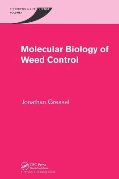 Image of - Molecular Biology of Weed Control | Volume 1