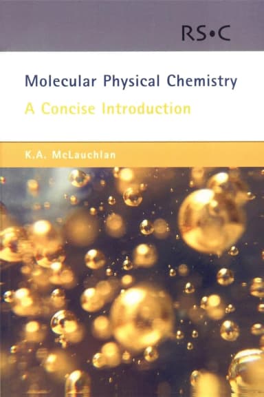 Image of - Molecular Physical Chemistry A Concise Introduction | Paperback