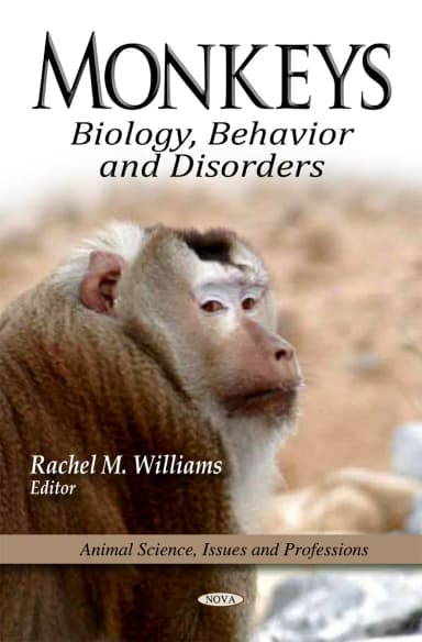 Image of - Monkeys Biology | Behavior and Disorders | Hardcover