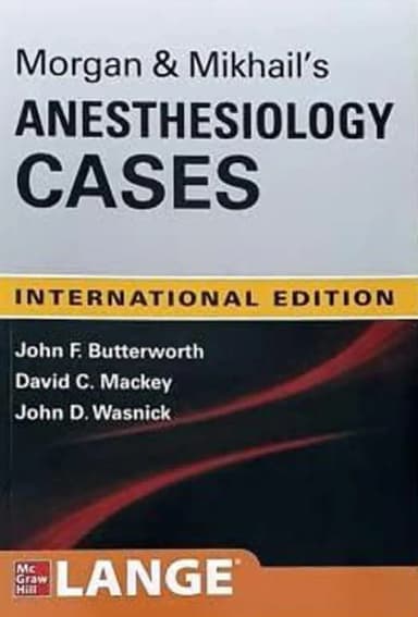 Image of - Morgan And Mikhails Anesthesiology Cases (Ie) | Paperback