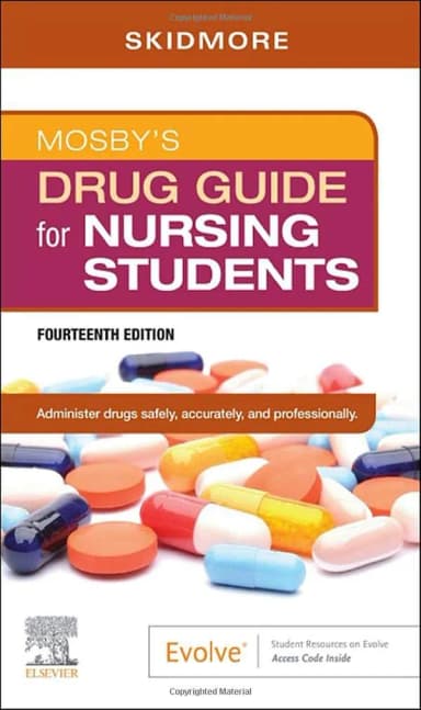 Image of - Mosbys Canadian Nursing Drug Reference With Access Code 2nd Edition | Paperback