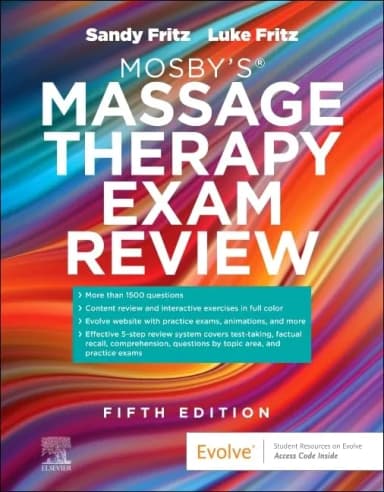 Image of - Mosbys Massage Therapy Exam Review With Access Code 5th Edition | Paperback