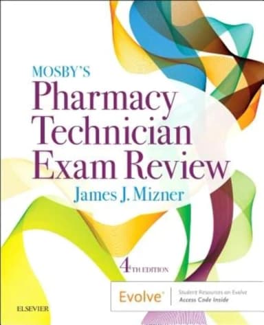 Image of - Mosby's Pharmacy Technician Exam Review | 4th Edition | Paperback