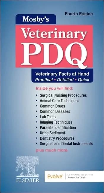 Image of - Mosbys Veterinary PDQ With Access Code 4th Edition (Sb 2024)