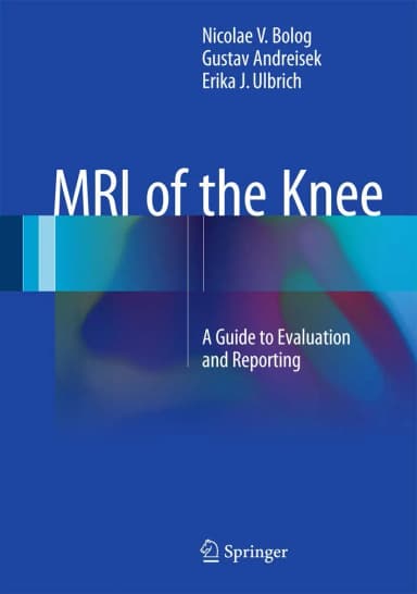 Image of - MRI of the Knee A Guide to Evaluation and Reporting | Hardcover