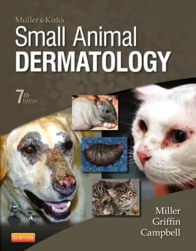Image of - Muller and Kirk's Small Animal Dermatology | 7th Edition | Hardcover