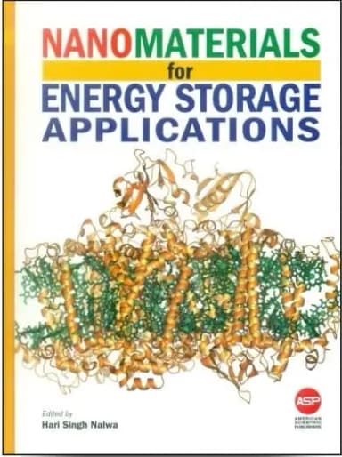 Image of - Nanomaterials For Energy Storage Applications | Hardcover