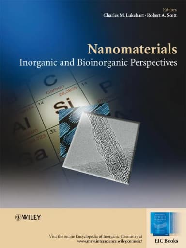 Image of - Nanomaterials Inorganic and Bioinorganic Perspectives | Hardcover