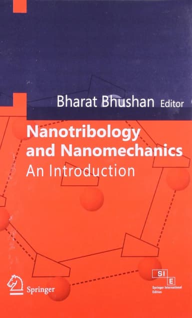 Image of - Nanotribology and Nanomechanics An Introduction | Hardcover