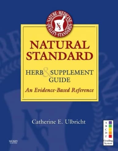 Image of - Natural Standard Hearb and Supplement Guide  An Evidence-Based Reference | Hardcover