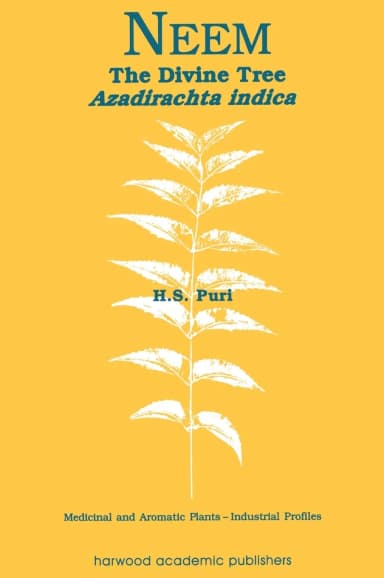 Image of - Neem The Divine Tree Azadirachta Indica | Hardcover