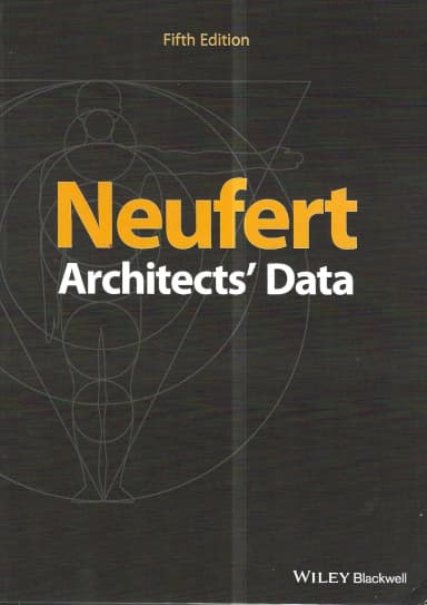 Image of - Neufert Architects' Data | 5th Edition | Paperback(Original Price $100)