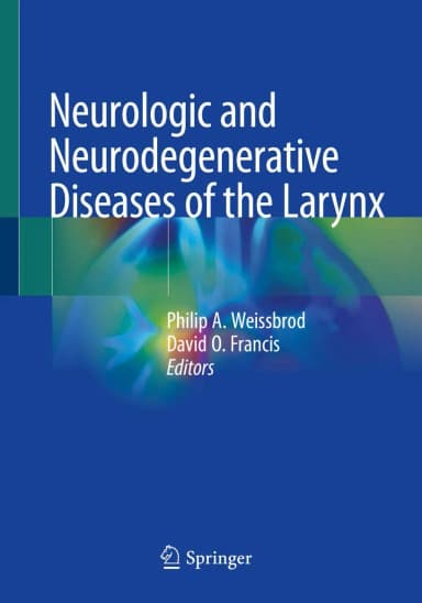 Image of - Neurologic And Neurodegenerative Diseases Of The Larynx | Paperback