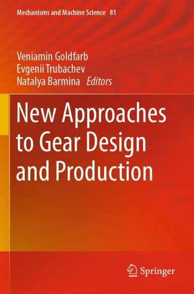 Image of - New Approaches To Gear Design And Production | Paperback