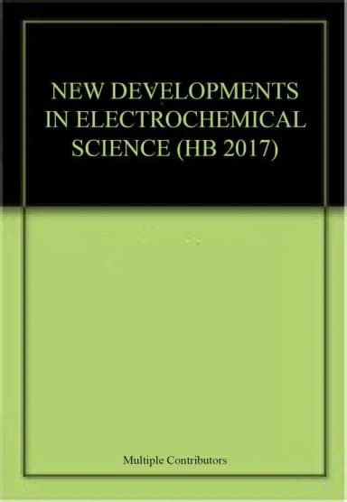 Image of - New Developments in Electrochemical Science - Research Collection