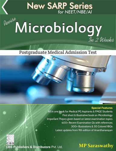 Image of - New SARP Series for NEET / NBE /AI Revise Microbiology in 2 Weeks | Paperback