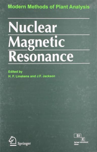 Image of - Nuclear Magnetic Resonance Modern Methods of Plant Analysis | Hardcover