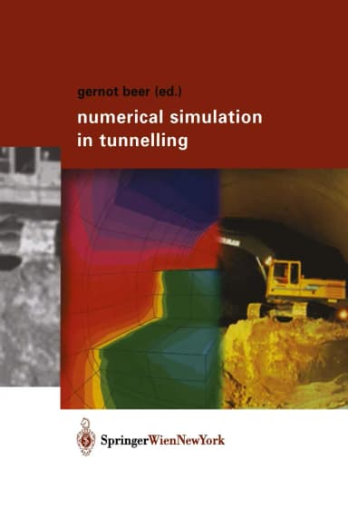 Image of - Numerical Simulation in Tunnelling | Paperback