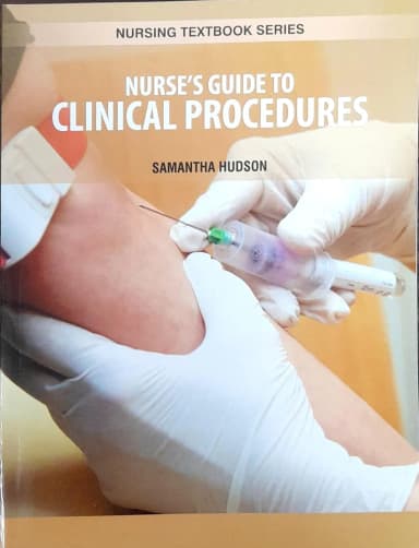 Image of - Nurses Guide to Clinical Procedures (Nursing Textbook Series) | Paperback
