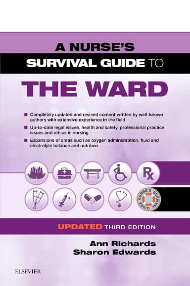 Image of - A Nurses Survival Guide To The Ward Third Edition | Paperback