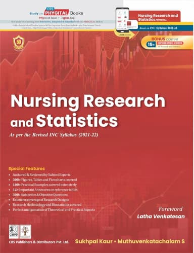 Image of - Nursing Research And Statistics As Per The Revised Inc Syllabus (2021-2022) | Paperback