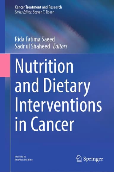 Image of - Nutrition And Dietary Interventions In Cancer | Hardcover