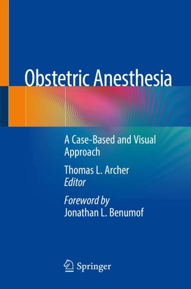 Image of - Obstetric Anesthesia A Case Based And Visual Approach | Paperback