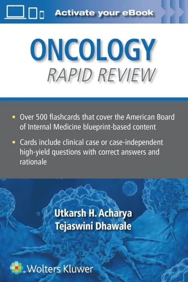 Image of - Oncology Rapid Review Flash Cards | Paperback
