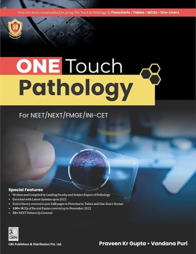Image of - One Touch Pathology For Neet/Next/Fmge/Ini-Cet | Paperback