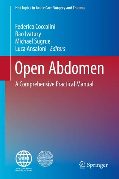 Image of - Open Abdomen A Comprehensive Practical Manual | Hardcover