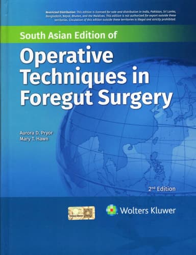 Image of - Operative Techniques In Foregut Surgery 2nd Editiond (Sae) | Hardcover