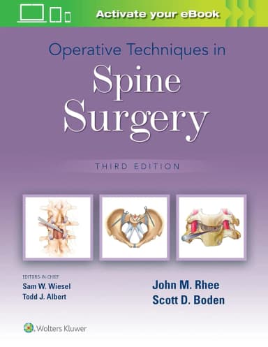Image of - Operative Techniques In Spine Surgery | Third Edition | Hardcover